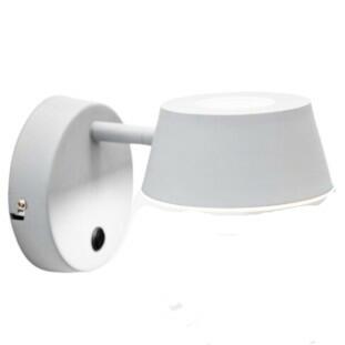 Arandela Metal e Acrílico 3000K Branca Linha Funnel c/ Interruptor Integrado - Bella FUN1AR01OW020