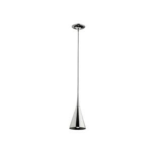 Pendente Cone Cromado Ø 14cm-Bella Iluminação KD2415-Padrão capa Site-Decor Lumen 