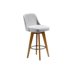 Banqueta Sara P base Giratória MAD Jequitibá- Morada Decor BA0096- padrão Capa Site-Decor Lumen