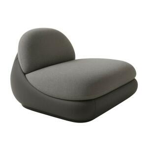 Poltrona Canoa – Design Maurício Bomfim – Base em Couro – 0,87 x 0,94 x 0,68 m