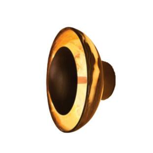 Arandela Kálida Onix Dourado Fosco 10cm - ONIX - Fita de LED 3000K 2W - DNA Lustres ARA-001-ONIX