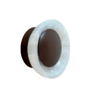 Arandela Kálida 10cm - Rocha Selenita - Fita de LED 3000K 2W - DNA Lustres ARA-001-ROCHA
