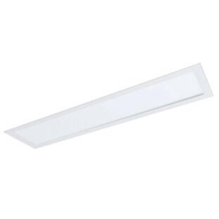 Painel LED Slim Retangular Embutido Branco 18W 120º 3000K Bivolt - Evoled LE-4675 - Capa -Decor Lumen