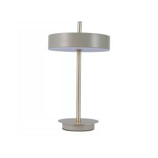 Luminária de Mesa LED Coco 2700K 18W Bivolt 38xØ23cm Metal e Acrílico Fendi e Dourado - Casual Light StudioLuce AB1816FD