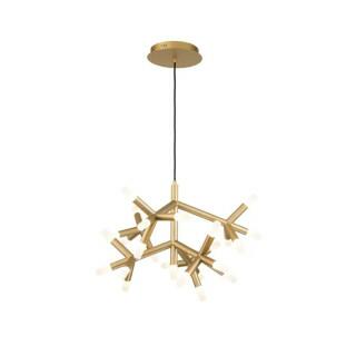 Lustre Pendente Manacá Ø72cm Dourado - Capa