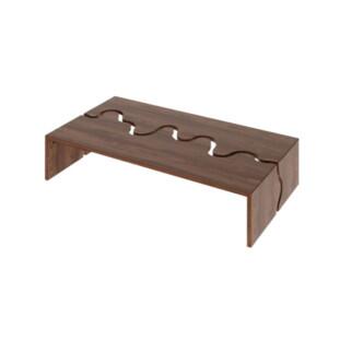 Mesa de Centro Elo – Madeira Natural – Design Contemporâneo – 1,20 x 0,60 x 0,35 m 