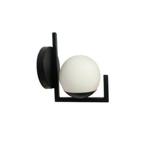 Arandela Preta com Globo Branco - Old Artisan AR 5402-PTO
