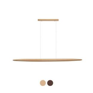 Pendente Linear Ayó – Luz Direta LED 20W 2700K em Madeira e Metal - Studio Luce