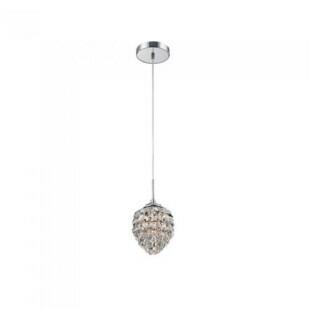 Pendente Pinha Cromado 1xG9 Ø15cm- +Luz Iluminação PE-030/1.15CL-Padrão capa Site-Decor Lumen 