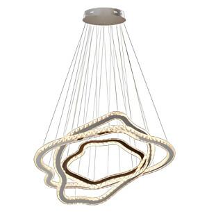 Pendente Aliança Orgânico Slim Metal e Cristais 3000K 95W - DNA Lustres - ALORG-100-3-SL - Capa -decor Lumen