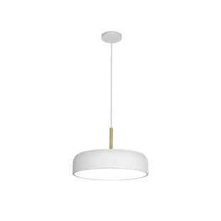 Pendente Branco e Cobre 4xE27 Ø40CM - Usina 16227/40-BT/CB-V