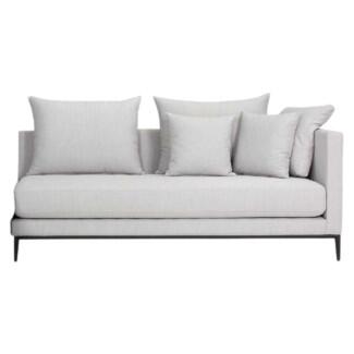 Sofá 1 Braço Esquerdo Linha Jades Champagne 1,9x0,9x0,9m - KF Estofados