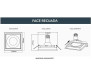 Spot Embutir Par20 Quadrado Recuado Branco Com Preto Save 