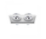 Kit 05 Spots Branco Duplo Rec. Ar70 - Interlight Il-4705 