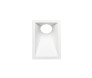 Spot de Embutir Branco Recuado Angular