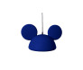 Luminária Pendente Orelha Mickey Azul- Decor Lumen