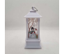 Lanterna Natal Decorativa Branca - model 3