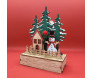 Vila do Papai Noel Iluminado em MDF 11cm - NTA04026-Padrão Ambientação Site-Decor Lumen 