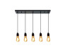 Pendente Industrial Preto 5XE27 Capa - Decor Lumen