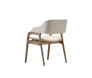 Poltrona Joana 80cm Madeira Maciça Champagne- Morada Decor M131