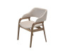 Poltrona Joana 80cm Madeira Maciça Champagne- Morada Decor M131
