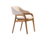 Poltrona Joana 80cm Madeira Maciça Champagne- Morada Decor M131