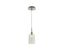 Pendente em Aço cromado c/Vidro transparente 1xG9 120cm-+Luz Iluminação PE-024/1.12\CL -Padrão capa site-Decor Lumen 