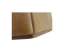 Puff Dallas em couro e madeira 51cm- Artefama-Detalhe 3- Decor Lumen 