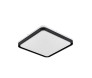 Plafon LED Quadrado Preto e Branco Ø53cm 48W Hevvy LY- 8809