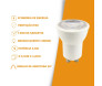 Lâmpada LED Mini Dicróica MR11 3,5W 3000K-CTB -Especificações- Decor Lumen