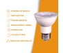 Lâmpada LED Par20 6W 3000K-CTB BLS-6W/SA-Caracteristicas