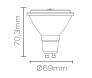 Lâmpada LED AR70 24º 4,8W 4000K - Evoled LE-3338