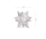Estrela Marmore em Cerâmica dim - Mart Decor Lumen