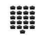 Kit Spot de Embutir Preto