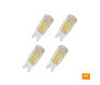 Kit 4 Lâmpadas Bipino Halopin Led - 3,5w - 3000k (amarela) - Opus 