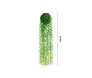 Planta Decorativa Artificial Verde 100cm-Padrão medidas-Decor\ men