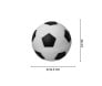 Medidas Luminária Pendente Bola de Futebol-Decor Lumen 