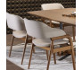 Poltrona Joana 80cm Madeira Maciça Champagne- Morada Decor M131-Ambientação- Decor Lumen 