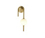 Arandela Dourado e Branco Candy Capa - Decor Lumen