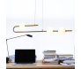 Pendente Candy Dourado Led ambiente - Decor Lumen