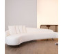 Sofa Arco Branco Madeira Reflorestada 1,90cm -Ambiente-Decor Lumen 