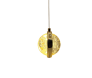 Pendente Dourado Bola de Cristal Ø10cm 7W 3200K