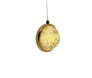 Pendente Dourado Bola de Cristal Ø10cm 7W 3200K