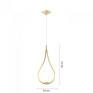 Pendente Athena Dourado tamanho