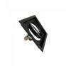 lateral Spot de Embutir Preto Face Recuada 