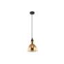 Pendente Zahara Preto Metal /Dourado Vidro