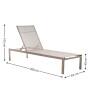 Espreguiçadeira Capri 63x208x105 - Dimensões - Decor Lumen