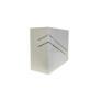 Arandela Branca Friso Diagonal- Hansa 172P