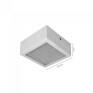 Plafon Alumínio Branco 12.5cm 1-E27 - Hansa 477