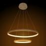 Pendente LED Montreal 2 Aros 40W 3000K Bivolt Ø50cm+Ø30cm - Quality QPD1301 Cores